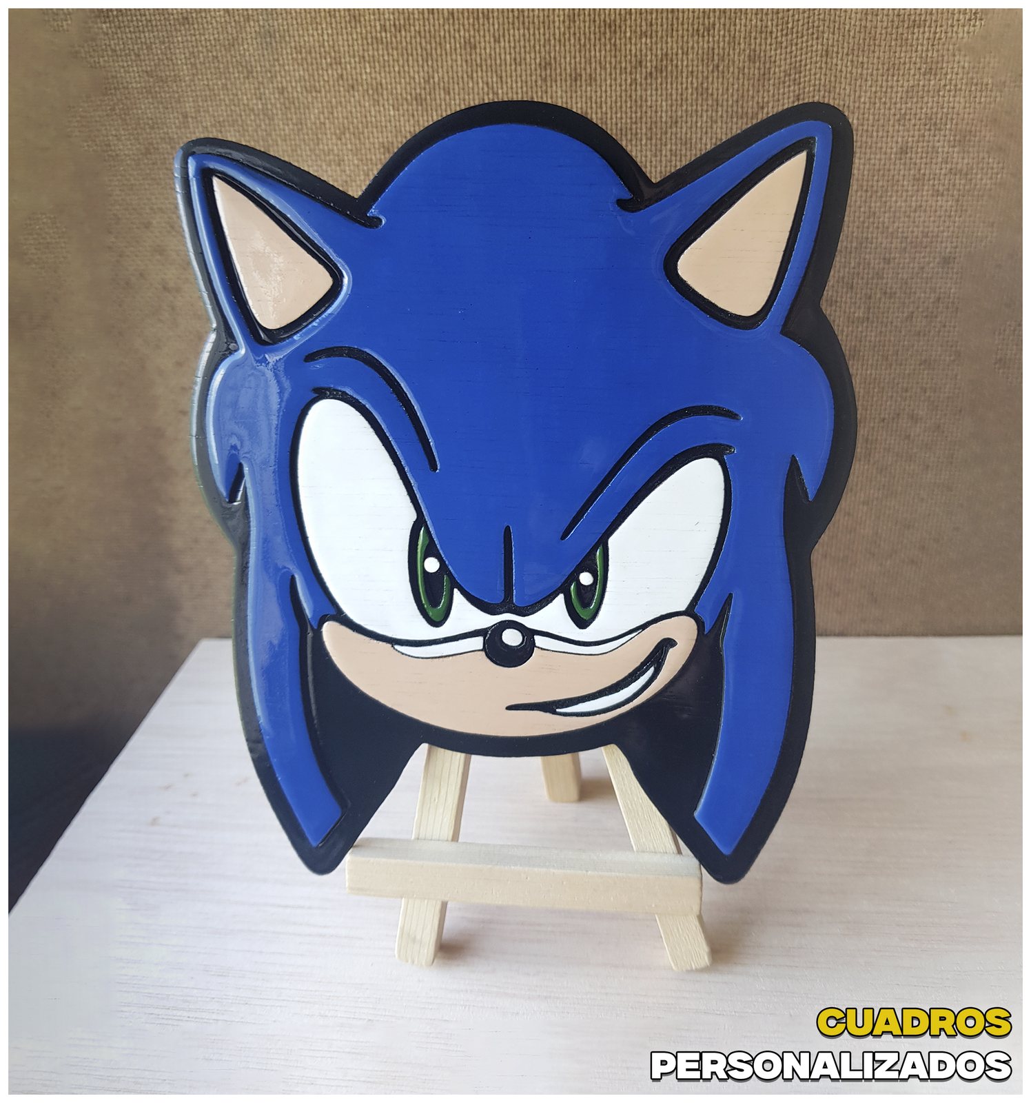 Cuadro de madera personalizado cortado a láser
