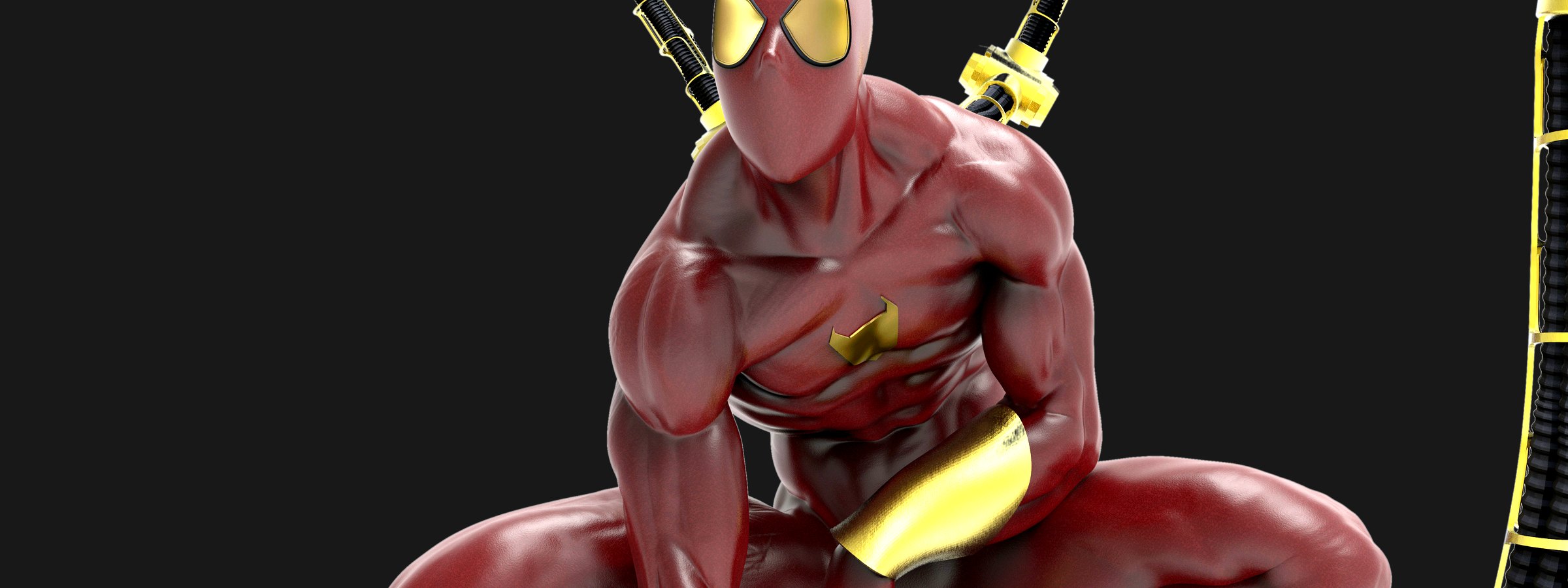 Modelado 3D de un personaje de comic esculpido en ZBrush, N-Gon3D Mataro